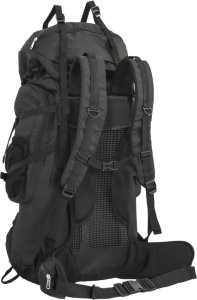 Plecak turystyczny vidaXL Plecak turystyczny, czarny, 60 L, tkanina Oxford 3