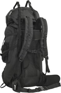 Plecak turystyczny vidaXL Plecak turystyczny, czarny, 100 L, tkanina Oxford 3