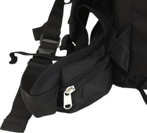 Plecak turystyczny vidaXL Plecak turystyczny, czarny, 100 L, tkanina Oxford 5