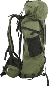 Plecak turystyczny vidaXL Plecak turystyczny, wojskowa zieleń, 100 L, tkanina Oxford 2