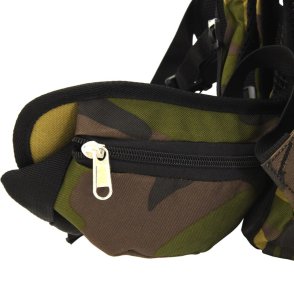 Plecak turystyczny vidaXL Plecak turystyczny, zielone moro, 60 L, tkanina Oxford 5