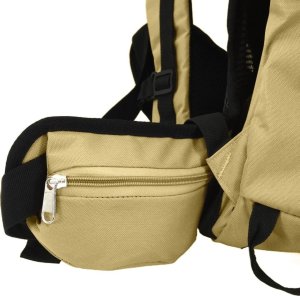 Plecak turystyczny vidaXL Plecak turystyczny, khaki, 60 L, tkanina Oxford 5