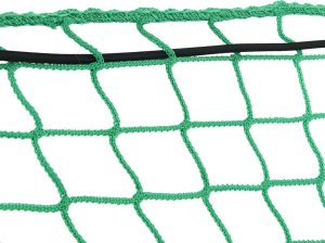 vidaXL Siatka na przyczepę, z elastyczną linką, zielona, 2,2x1,5 m, PP 5