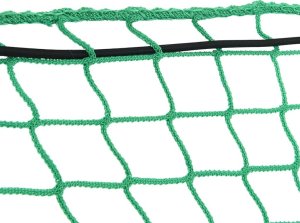 vidaXL Siatka na przyczepę, z elastyczną linką, zielona, 2,5x1,5 m, PP 5