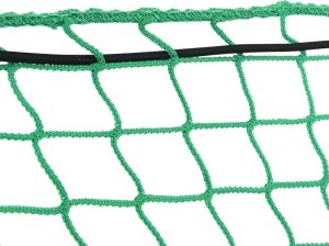 vidaXL Siatka na przyczepę, z elastyczną linką, zielona, 3,5x3 m, PP 5