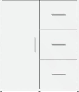 vidaXL Szafka, biała, 60x31x70 cm, materiał drewnopochodny 5