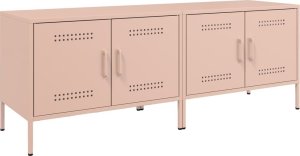 vidaXL Szafki RTV, 2 szt., różowe, 68x39x50,5 cm, stalowe 2