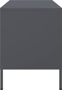 vidaXL Szafki pod TV, 2 szt., antracytowe, 68x39x50,5 cm, stalowe 8