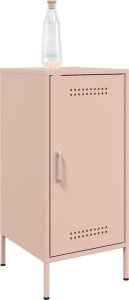 vidaXL Szafki, 2 szt., różowe, 36x39x79 cm, stal walcowana na zimno 4