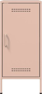 vidaXL Szafki, 2 szt., różowe, 36x39x79 cm, stal walcowana na zimno 7