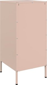 vidaXL Szafki, 2 szt., różowe, 36x39x79 cm, stal walcowana na zimno 9