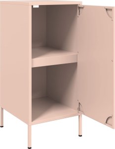 vidaXL Szafki, 2 szt., różowe, 36x39x79 cm, stal walcowana na zimno 10