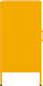 vidaXL Szafka, musztardowa, 36x39x79 cm, stal walcowana na zimno 7