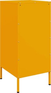 vidaXL Szafka, musztardowa, 36x39x79 cm, stal walcowana na zimno 8