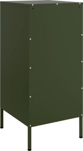 vidaXL Szafki, 2 szt., oliwkowe, 36x39x79 cm, stal walcowana na zimno 9