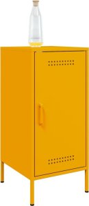 vidaXL Szafki, 2 szt., musztarda, 36x39x79 cm, stal walcowana na zimno 4