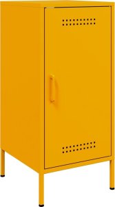 vidaXL Szafki, 2 szt., musztarda, 36x39x79 cm, stal walcowana na zimno 6