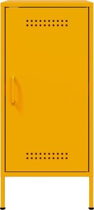 vidaXL Szafki, 2 szt., musztarda, 36x39x79 cm, stal walcowana na zimno 7