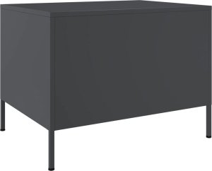 vidaXL Stolik kawowy, antracyt, 68x50x50,5 cm, stal walcowana na zimno 7