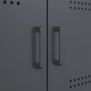 vidaXL Szafka, antracytowa, 100,5x39x79 cm, stal walcowana na zimno 12