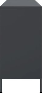 vidaXL Szafka, antracytowa, 100,5x39x79 cm, stal walcowana na zimno 7