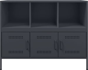 vidaXL Szafka, antracytowa, 100,5x39x79 cm, stal walcowana na zimno 6