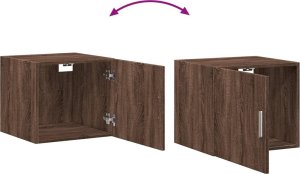 vidaXL Szafka wisząca, brązowy dąb, 45x42,5x40 cm 8