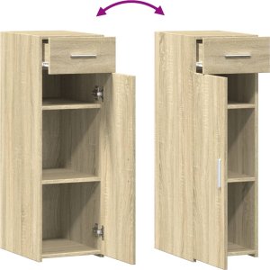 vidaXL Szafka, dąb sonoma, 30x42,5x93 cm 7