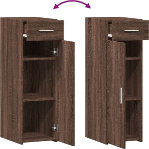 vidaXL Szafka, brązowy dąb, 30x42,5x93 cm 7