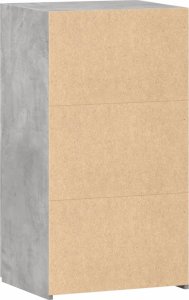 vidaXL Szafka, szarość betonu, 50x42,5x93 cm 6