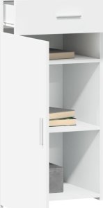 vidaXL Szafka, biała, 50x42,5x93 cm 3