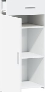 vidaXL Szafka, biała, 50x42,5x93 cm 8