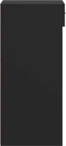 vidaXL Szafka, czarna, 30x42,5x93 cm, materiał drewnopochodny 5