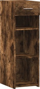 vidaXL Komoda, przydymiony dąb, 30x42,5x93 cm 2