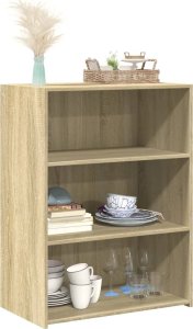 vidaXL Szafka, dąb sonoma, 70x41x93 cm, materiał drewnopochodny 3