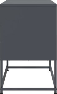 vidaXL Szafka pod telewizor, antracytowa, 68,5x39x60,5 cm, stalowa 7