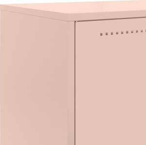 vidaXL Szafka, różowa, 68,5x38,5x123,5 cm, stal 10