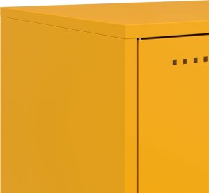 vidaXL Szafka pod telewizor, antracytowa, 100,5x39x60,5 cm, stalowa 11