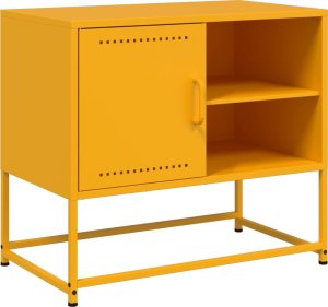 vidaXL Szafka pod telewizor, antracytowa, 100,5x39x60,5 cm, stalowa 2