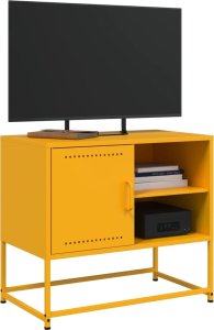 vidaXL Szafka pod telewizor, antracytowa, 100,5x39x60,5 cm, stalowa 5
