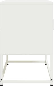 vidaXL Szafka pod telewizor, oliwkowa, 100,5x39x60,5 cm, stalowa 7