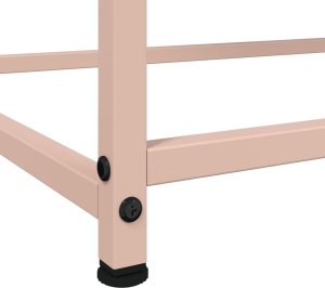 vidaXL Szafka, różowa, 100,5x39x107 cm, stal walcowana na zimno 11