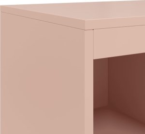 vidaXL Szafka, różowa, 100,5x39x107 cm, stal walcowana na zimno 12