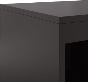 vidaXL Szafka, czarna, 100,5x39x107 cm, stal walcowana na zimno 12