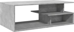 vidaXL Stolik kawowy, szarość betonu, 102x55x35 cm 2