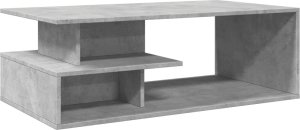 vidaXL Stolik kawowy, szarość betonu, 102x55x35 cm 6