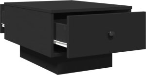 vidaXL Stolik kawowy, czarny, 60x45x31 cm 7