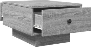 vidaXL Stolik kawowy, szary dąb sonoma, 60x45x31 cm 7