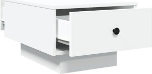 vidaXL Stolik kawowy, biały, 60x45x31 cm 7