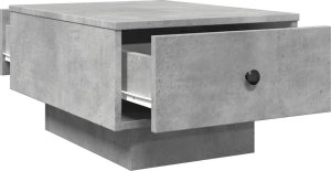 vidaXL Stolik kawowy, szarość betonu, 60x45x31 cm 7